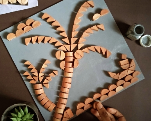 DIY Coconut Tree