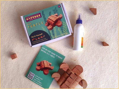 Kattoos Miniature Terracotta Bricks (D.I.Y. Turtle)